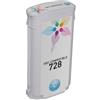 HP Cartuccia compatibile con HP F9J67A (728) - ciano - 130 ml