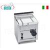 Brasiera a Gas, Ribaltamento Manuale, CapacitÃ lt.60, dim.mm.800x700x900h