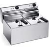 Allforfood Friggitrice elettrica professionale da banco allforfood dori 8x2 tr