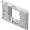 TEM SUPPORTO 2 MODULO DI 3 SCATOLE TONDE D 60MM GRAFFE SERIE TEM NM-TEMNM23-P