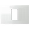 TEM PLACCA 1 DI 3 MODULI SCATOLA 503 D60 BIANCO LUCIDO SERIE LIN OL13-TEMOL13PW-U