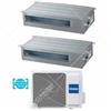 Haier Condizionatore Climatizzatore Haier Dual Split Canalizzato Slim a Bassa Pressione R-32 12000+12000 Con 2U50S2SF1FA