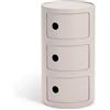 KARTELL comodino COMPONIBILI a tre elementi BIO - 5970-PA