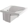 Ceramica galassia Lavatoio Osiride cm. 60x60xh40 in ceramica bianco di Ceramica Galassia