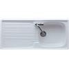 Ceramica galassia Lavello cucina 1 vasca per mobile 100x45 h5 in ceramica con gocciolatoio reversibile Eliseo di Galassia