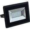 V-TAC FARO LED 20W ULTRASOTTILE BIANCO FREDDO SMD NERO VT-4021-LED5948