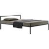 ZANOTTA letto matrimoniale NYX 1706 per materasso 160 x 200 cm - 1706-166x206-NERO
