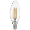 Gea Led Confezione 10 lampadine gea led gla270 e14 6w led 360° oliva vetro trasparente luce calda naturale