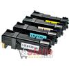 MULTIPACK 4 TONER COMPATIBILI PER XEROX PHASER 6130 6130N 6130VDN CARTUCCE NERO+COLORI - NO-NAME