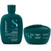 Alfaparf semi di lino reconstruction shampoo 250 ml e maschera 200 ml - nutrimento per capelli danneggiati