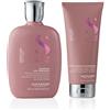 Alfaparf semi di lino moisture shampoo 250 ml e leave-in conditioner 200 ml - idratazione per capelli secchi