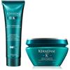 Kerastase resistence rituel capelli sfibrati/molto danneggiati - bain therapiste 250 ml e masque therapiste 200 ml