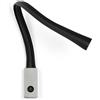 CONTARDI lampada da parete FLEXILED in pelle con interruttore - ACAM.000893