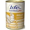 Life Dog Nutrition Plus per Cane da 400g Gusto Pollo a Pezzettoni