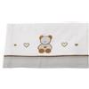 AZZURRA DESIGN Lenzuoline per Lettino Fun Azzurra Design Bianco Tortora