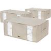 Compactor Set di 3 Scatole Sottovuoto Semi-Rigide DUNE 3D XXL Beige