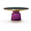 CLASSICON tavolino BELL COFFEE TABLE con struttura in ottone - BELL-COFFEE-TABLE-BRASS-AMETHYST
