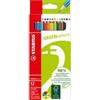 STABILO Pastelli colorati GreenColors - diametro mina 2,5 mm - Stabilo - astuccio 12 pezzi (unità vendita 1 pz.)