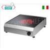 TECHNOCHEF - Piano Cottura in Vetroceramica Liscia, 1 Zona, 31 cm, Mod.PC40 1