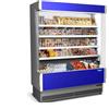 Espositore Murale refrigerato per Bibite e Latticini. Lunghezza cm. 158 - Temp. +3°/+5°C - Bianco