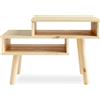 Karup Comodino in pino scandinavo massiccio - Hako Sidetable Naturale Karup Design (1 comodino 45x40x65 cm)