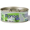 Monge Cat Natural Superpremium 80 gr Tonno a Pinne Gialle con Pollo Scatoletta Gatti