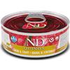 Farmina N&D Quinoa 80 gr Skin Coat Quaglia Wet Umido Gatto