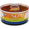 Farmina N&D Pumpkin 70 gr Cinghiale Zucca e Mela Umido Gatto
