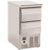 CoolHead Saladette Refrigerata Per insalate GN1/1 con top inox Modello CRD45A Refrigerazione statica N. 2 cassetti ½ refrigerati Capacità Lt. 215 Temp.°C. 0 / 8 Dim. cm L.45 P.70 H.87.8