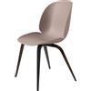 GUBI sedia BEETLE DINING CHAIR con base in rovere fumé - 10024372