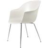 GUBI poltroncina BAT DINING CHAIR con base cromo - 10065899