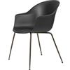 GUBI poltroncina BAT DINING CHAIR con base ottone antico - 10024760