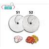 FAMA - Disco Tagliaverdure S2 per taglio a fette delicate, Mod.FTV182