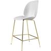 GUBI sgabello BEETLE COUNTER CHAIR con base ottone - 10065366