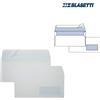 Busta bianca con finestra - serie Eco Strip Laser - certificazione FSC - adatta a stampa laser - 110x230 mm - 90 gr - Blasetti -