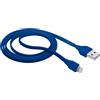 Cavo Lightning piatto per attacco USB - blu - Trust