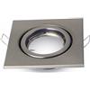 VTAC V-Tac VT-7227 Portafaretto da Incasso QUADRATO Orientabile Nickel Satinato - SKU 3473