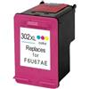 Hp Compatibile F6U67AE Cartuccia rigenerata per HP 302XL colori visualizza livello inchiostro