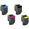 Lexmark Compatibile Toner per Lexmark CX310 CX410 CX510 80C2SC0 ciano 2000pag.