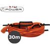 V-TAC PROLUNGA LINEARE 30MT SPINA ITA 16A PRESA UNEL SCHUKO GIARDINO PROLGA-LED8833