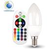 V-TAC LAMPADINA LED E14 3,5W A CANDELA MULTICOLORE RGB E BIANCO FREDDO RADIOCOMANDO VT-2214-LED2771
