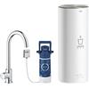 GROHE rubinetto erogatore monoforo a C RED MONO con Boiler per acqua bollente istantanea 30080001 - 30 080 001