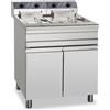 Dexion Friggitrice elettrica professionale dexion def12+12s linea stand