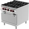 Desco Cucina a gas 4 fuochi con forno a gas desco fag93m0 linea boheme