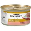 Gourmet Gold Tortini per Gatto da 85 gr Gusto Salmone