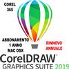 CorelDRAW Graphics Suite Rinnovo Abbonamento di 365 giorni IT per Mac