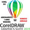 CorelDRAW Graphics Suite Rinnovo Abbonamento di 365 giorni IT per Windows