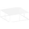 ZEUS tavolino quadrato SLIM IRONY LOW TABLE - 624-W