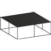 ZEUS tavolino quadrato SLIM IRONY LOW TABLE - 669-CB
