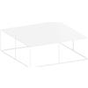 ZEUS tavolino quadrato SLIM IRONY LOW TABLE - 669-W
